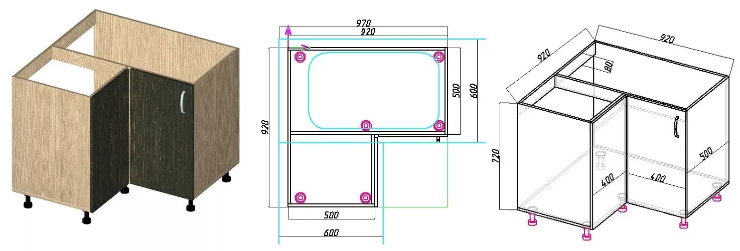 Угловая тумба кухни размеры. Шкаф под мойку для кухни 80 чертеж. Шкаф под мойку для кухни 80 чертеж каркаса. Угловой модуль для кухни 850х850. Модуль под мойку 60 для кухни чертеж.