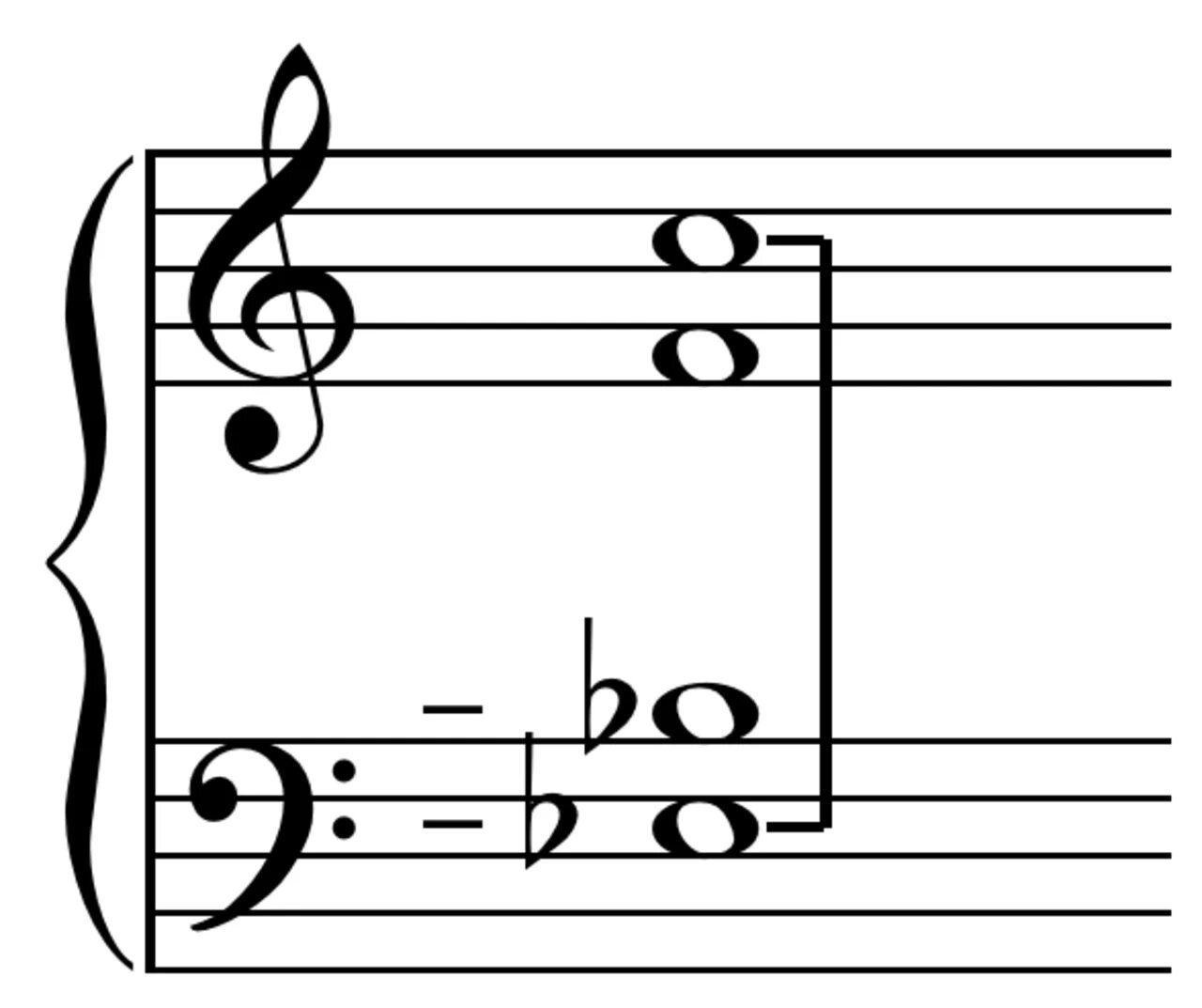 B flat major. Microtonal notation. Le Minor 3. Kjos Music notation.