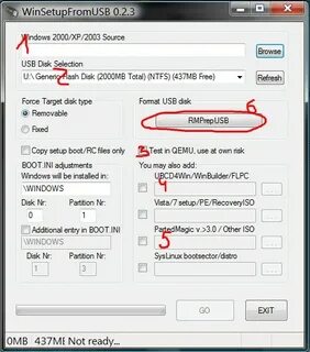 Win setup from usb windows