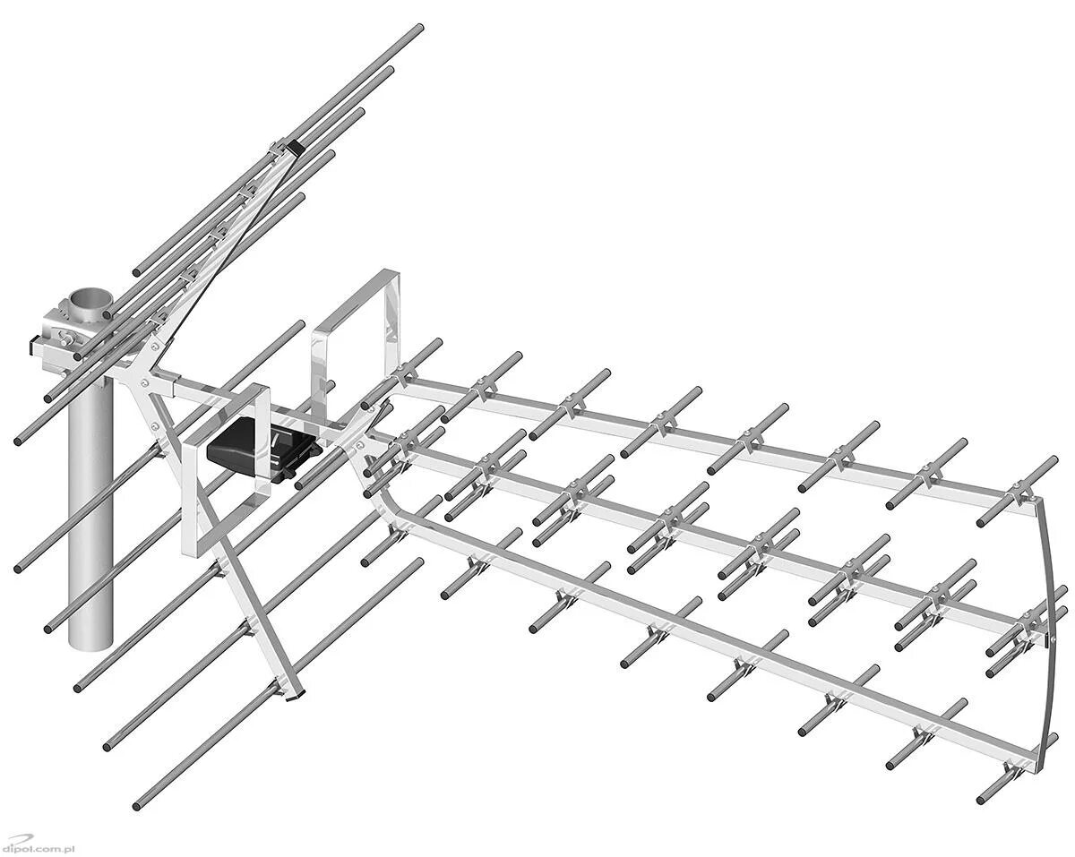 Антенна DTV-t2. Антенна эфирная UHF/21-69кан./16,5дб/41эл-т. Самая мощная антенна для DVB-t2. Антенна для цифрового ТВ DVB-t2 с усилителем. Купить антенну для телевизора с усилителем мощную