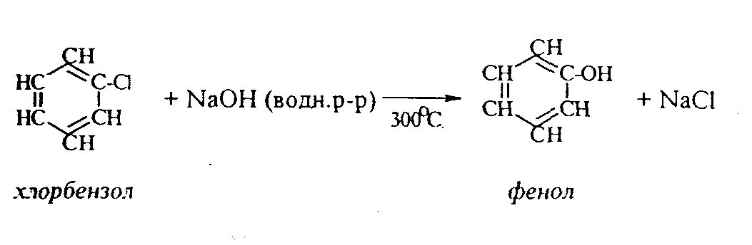 Щелочной гидролиз фенола