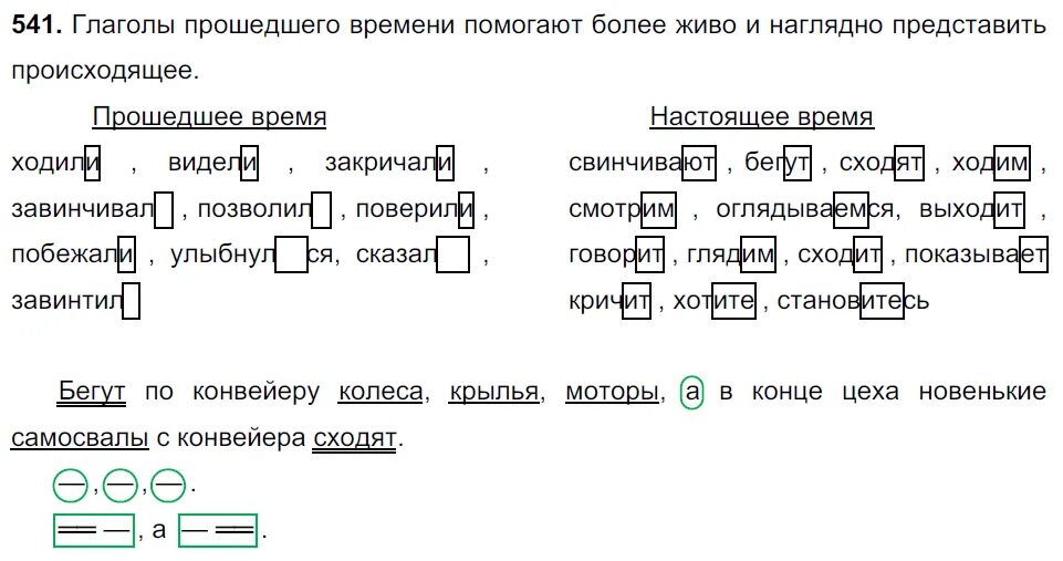 Схема предложения бегут по конвейеру колёса. Разобрать предложение под цифрой 5 бегут по конвейеру колёса. Найти глаголы определить их наклонение бегут по конвейер колёса. Бегут по конвейеру колеса Крылья моторы пунктуационный разбор.