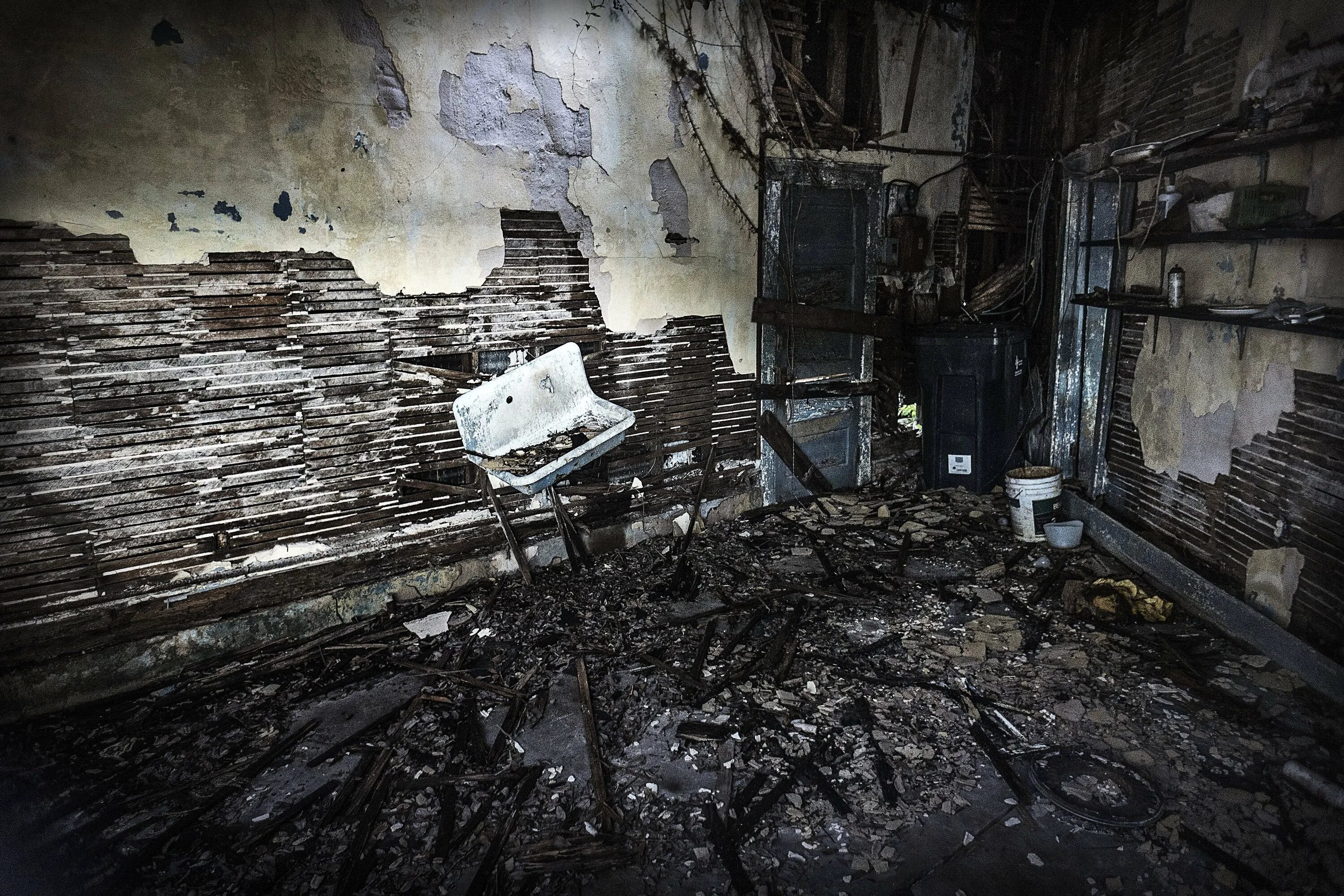 Building decay. Building decay