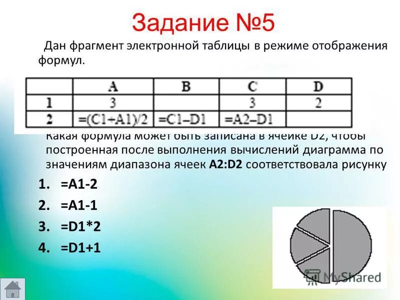 Какая формула для электронной таблицы ответ. Фрагмент таблицы в режиме отображения формул. После выполнения ячеек диапазона а2:d2. Фрагмент таблицы отображен в режиме формул ячейка.