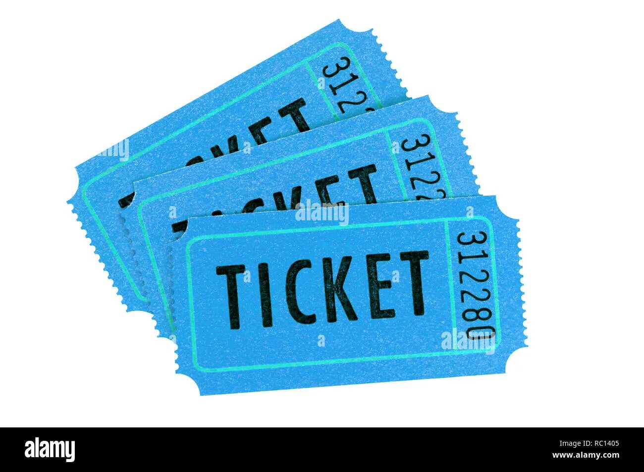 Blue ticket