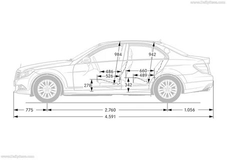 Размер мерседес w212