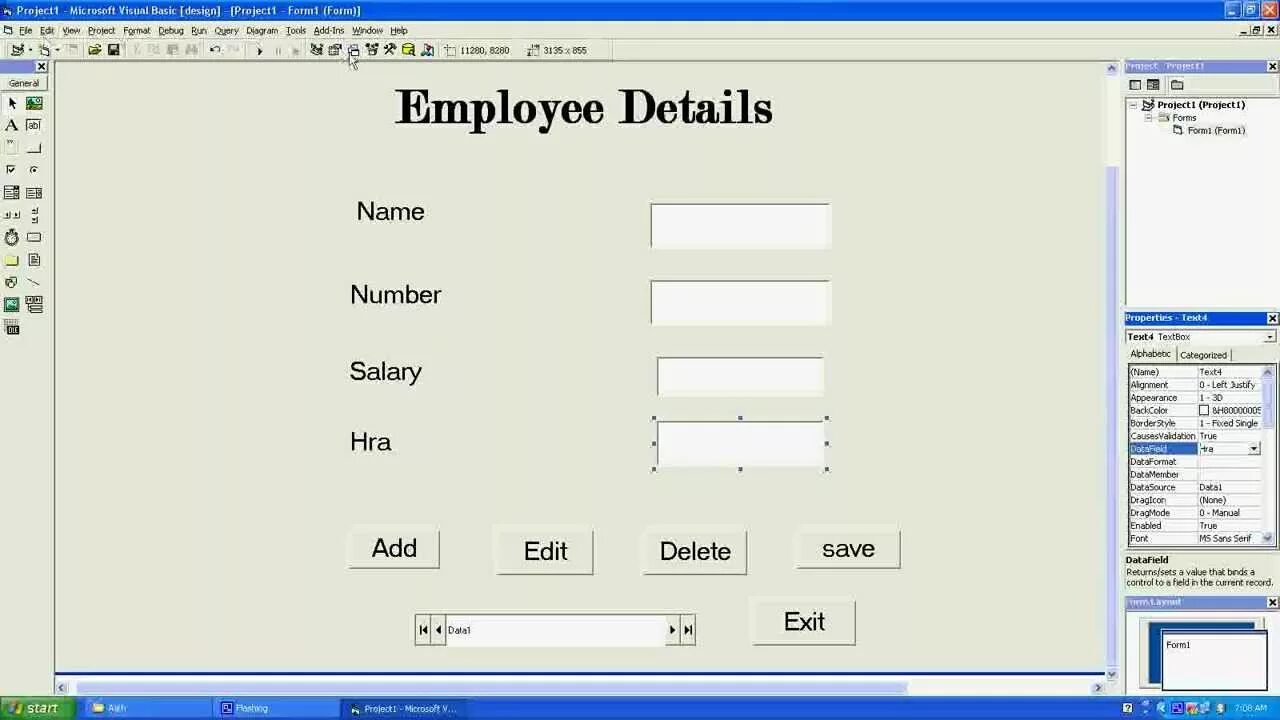 Vb forms