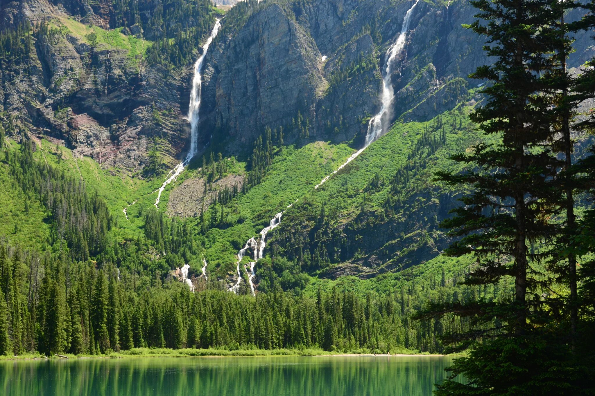 Природа с какого языка. Глейшер (национальный парк, Канада). Водопад Глейшер. Горные реки штата Монтана. Монтана природа.