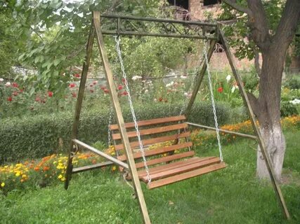 Качеля из металла