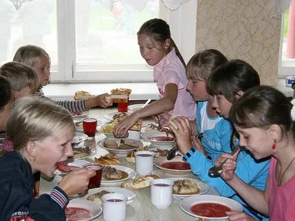 Организация питания детей в лагере