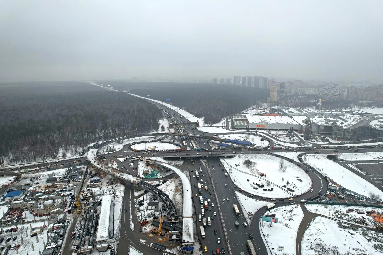 Съезд с калужского шоссе на мкад восток. Крупная магистраль москвы. Крупная магистраль москвы. Крупная магистраль москвы. Мсд северо-восточной хорды.