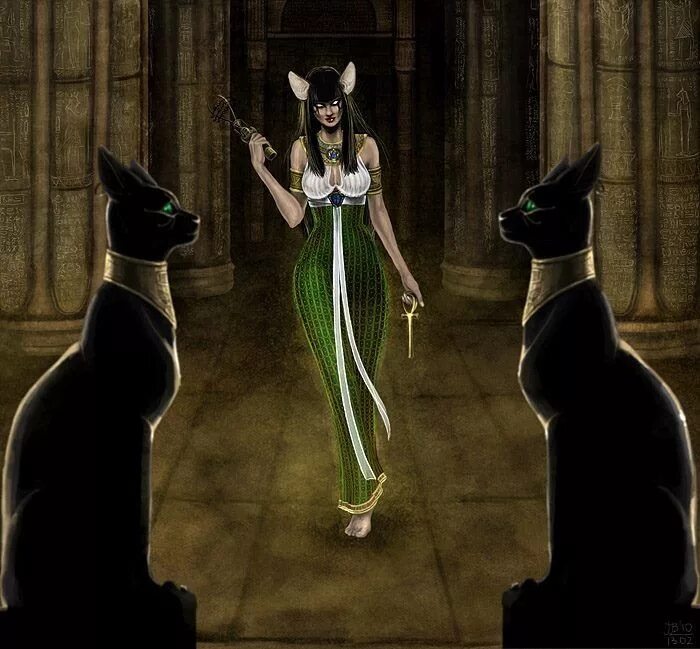 Баст 4. Богиня кошек Бастет. Кошка Бастет Египет. Богиня Бастет и Анубис.