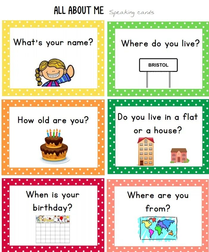 Speaking for children. Speaking карточки School. About me speaking Cards. Cards for speaking. Speaking activities Cards.