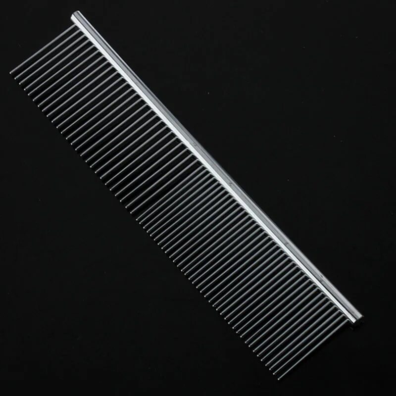 Гребень металлический для животных Andis Steel Comb 25 см 65725. Расческа двухрядная. Расческа грабли двухрядная для собак три3ср. Металлический гребень для собак.