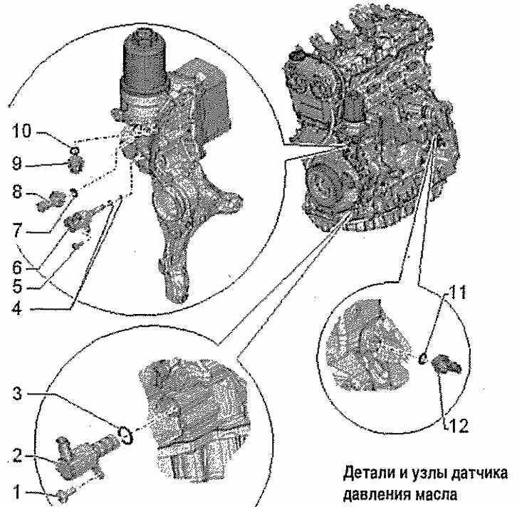 Датчик давления масла шкода 1.8