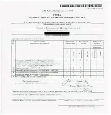 Расписка мфц
