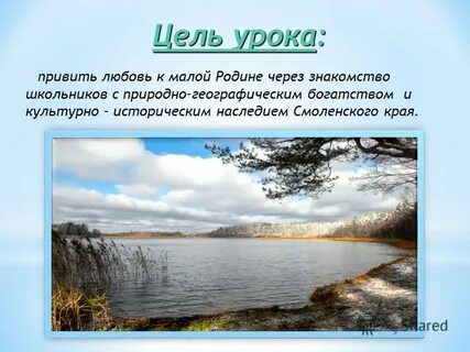 Привитие любви к родине