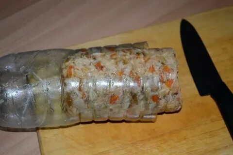 Приготовить колбасу из курицы в бутылке