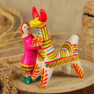 Глиняная игрушка филимоновская