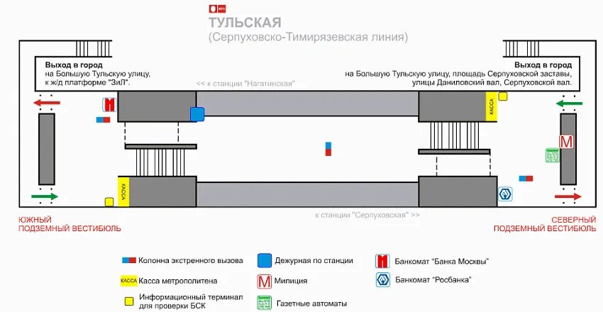 Метро нагатинская какая линия. Метро Тульская Южный выход. Схема станции Нагатинская. Станция метро Тульская на схеме. Схема станции метро Тульская с выходами.