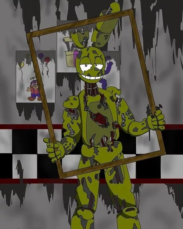 Т спрингтрап. Уильям афтон спрингтрап. спрингтрап x уильям афтон. fnaf спрингтрап и вильям афтон. спрингтрап фнаф арт.