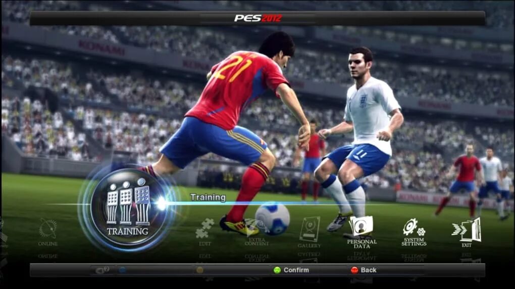 Покажи игры в 2012 году. Pro Evolution Soccer 2012. PES 2012 игр. Pro Evolution Soccer 2012 ПСП. PES 2012 Konami.