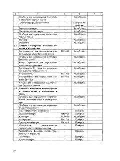 Поверка оборудования перечень