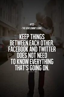 Keep things