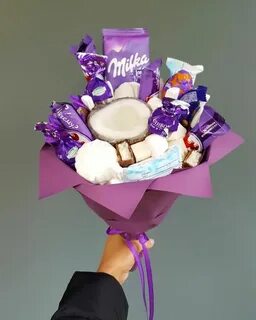 Сладкий букет для женщины своими