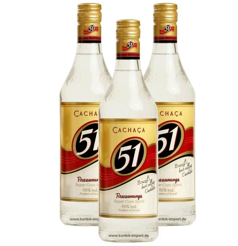 Кашаса Cachaca 51. Кашаса 51 Бразилия. Кашаса Cachaca 51, 0.7 л.