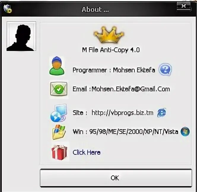 Copy program files. Copy program files