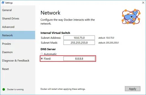 Dns setting failed