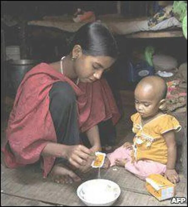 Голод в Чалисе в Южной Индии.