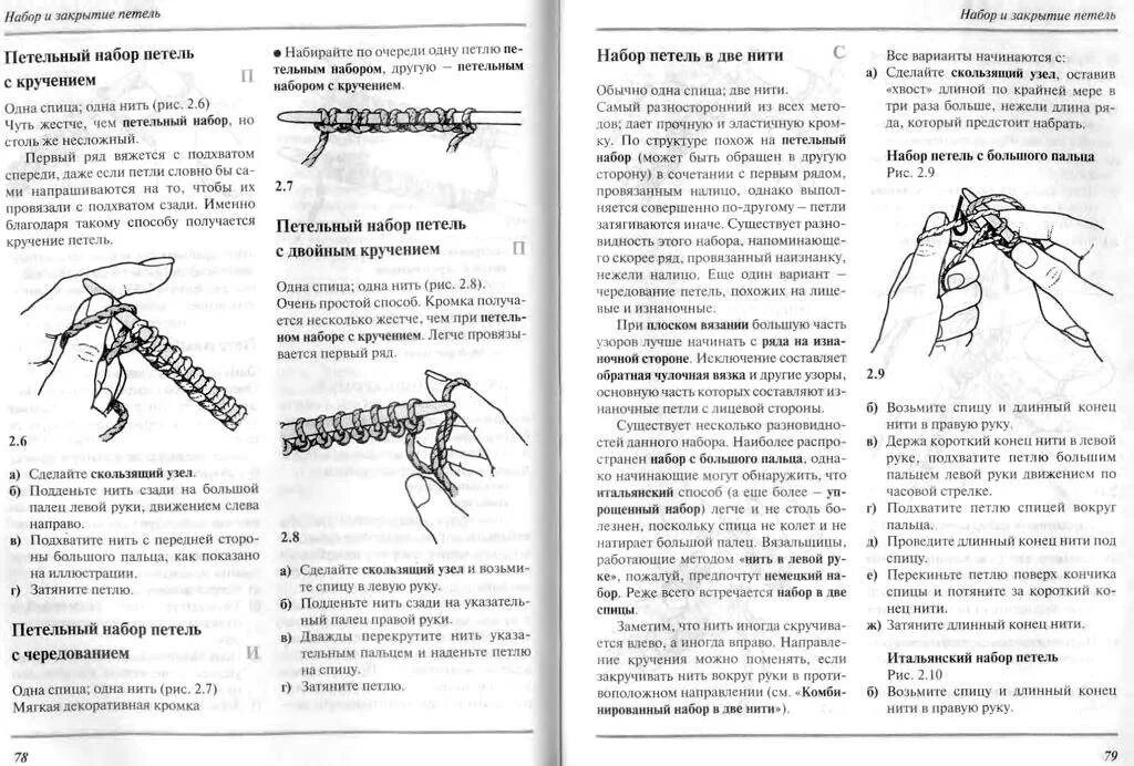 Как красиво набрать петли спицами. Набор петель косичкой спицами. Вязание спицами крестообразный набор петель. Итальянский набор петель. Набор петель на две спицы.