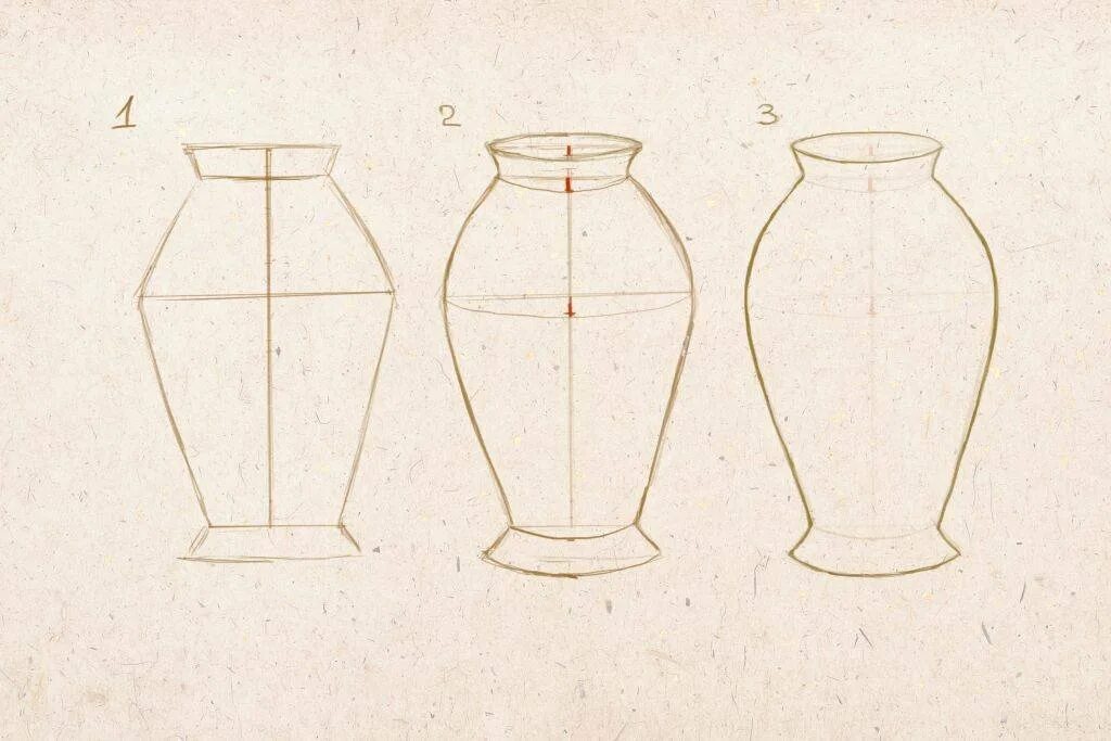 Рисунок вазы карандашом 6 класс. Этапы рисования вазы. ваза карандашом для начинающих. эскиз вазы. набросок вазы.
