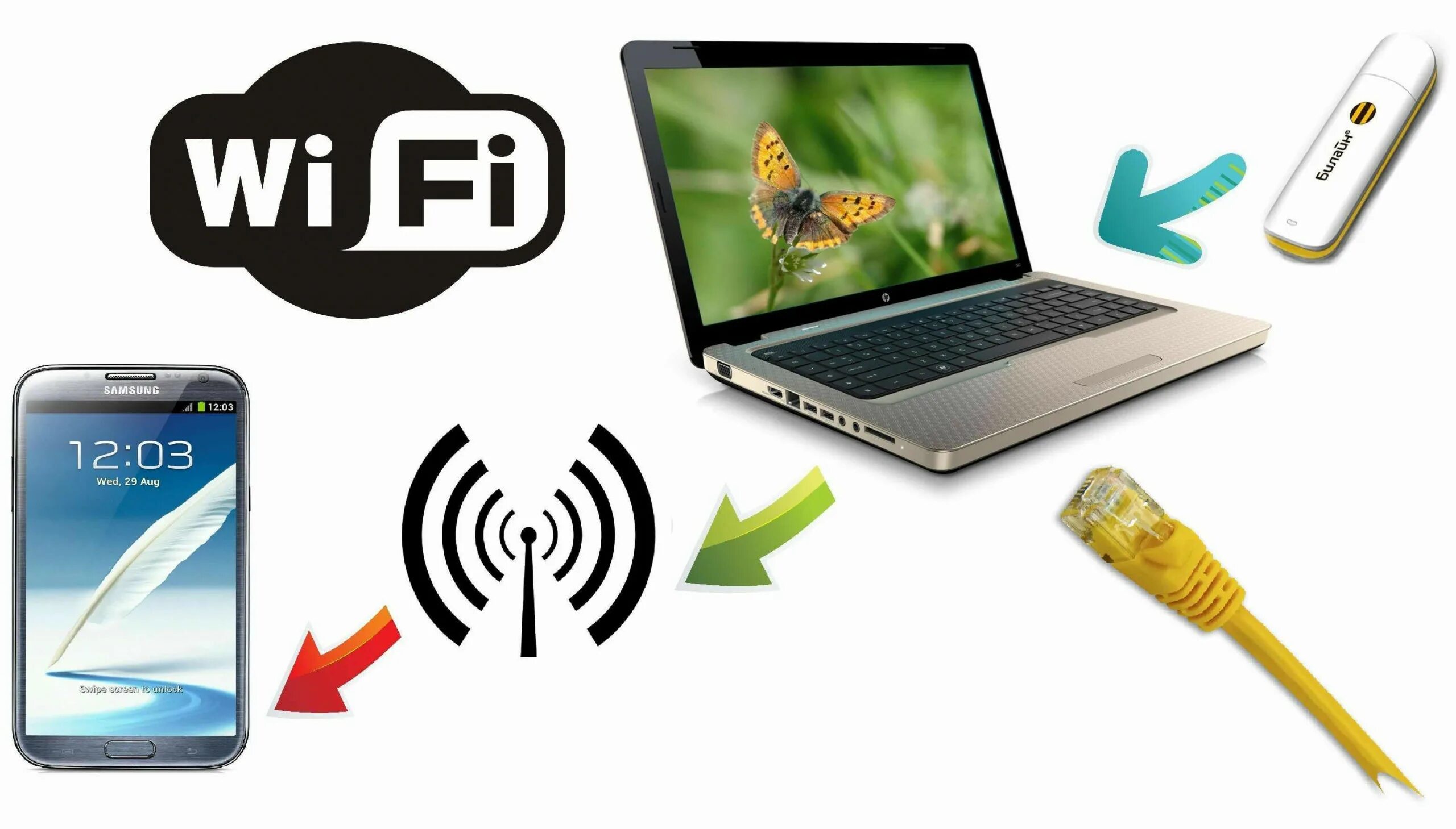 Смартфоне работает wifi. Как раздать вай фай с ноутбука. раздача интернета через вай фай. подключить wi fi ноутбук wifi. как раздавать wi fi с ноутбука.