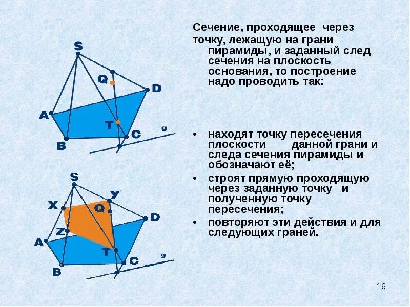 Построить сечение проходящее через линии и точки. Сечение через ктм.