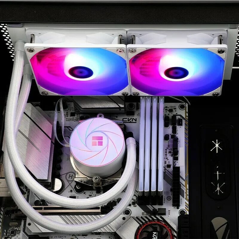 Водяное охлаждение argb. Thermalright aqua elite 240. водяное охлаждение для процессора lga 1700. thermalright aqua elite black 360 argb. vetroo v240 white liquid cpu cooler.