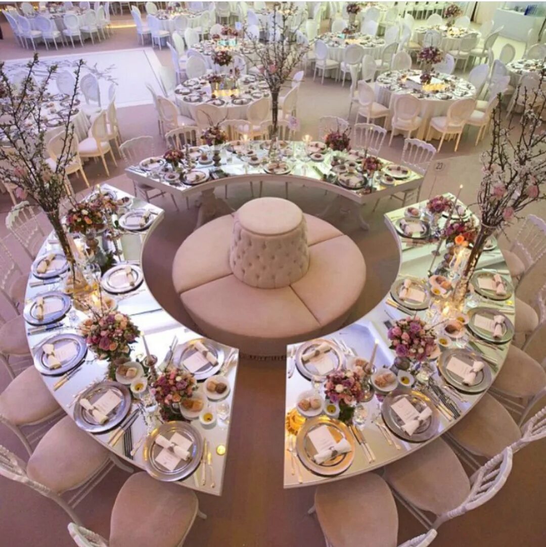Круглые столы на свадьбе. Сервировка круглого стола. Декор банкетного стола. Декор круглых столов на свадьбу.