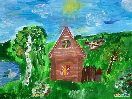 Рисунок родной уголок
