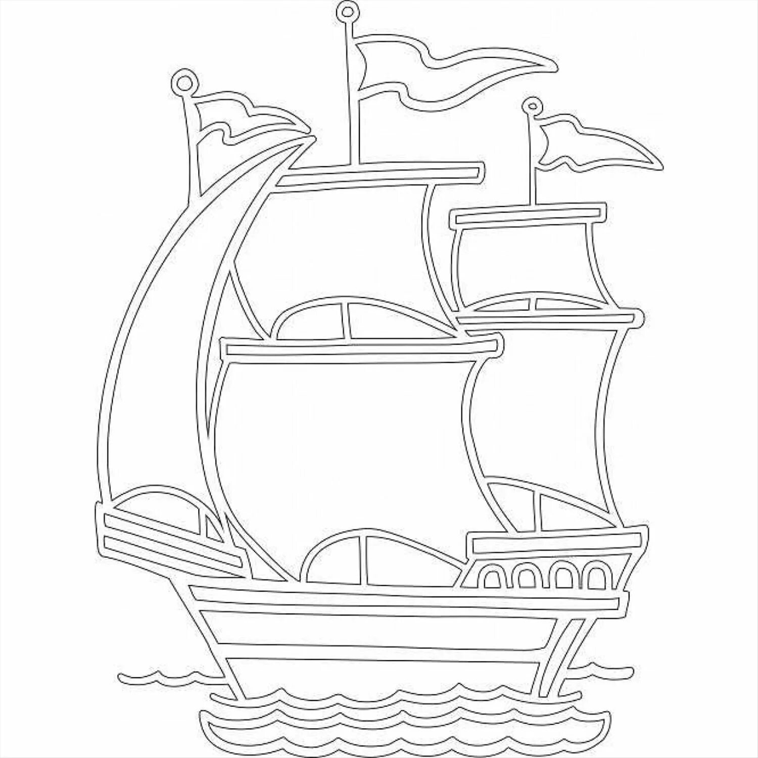 Открытка кораблик трафарет. Трафарет "кораблик". Трафареты для объемных открыток. Открытка корабль трафарет. Корабль для вырезания.