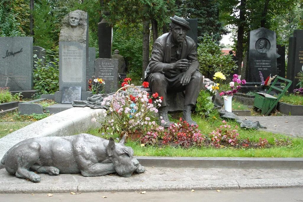 Новодевичье кладбище известные захоронения. Могила Юрия Никулина на Новодевичьем кладбище. Новодевичье кладбище в Москве. Памятник Никулину на Новодевичьем кладбище.