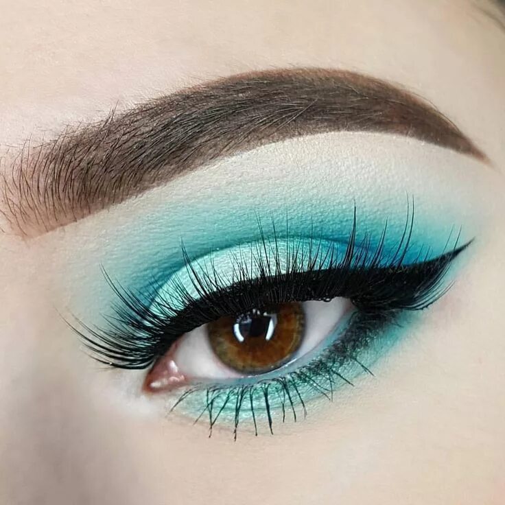 Макияж для бирюзовых глаз Neon Green Eyeshadow Crazy eye makeup, Eye makeup art, Eyeshadow