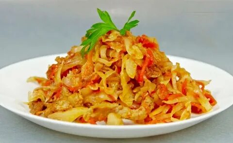 Приготовление тушеной капусты