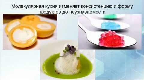 Проект молекулярная кухня