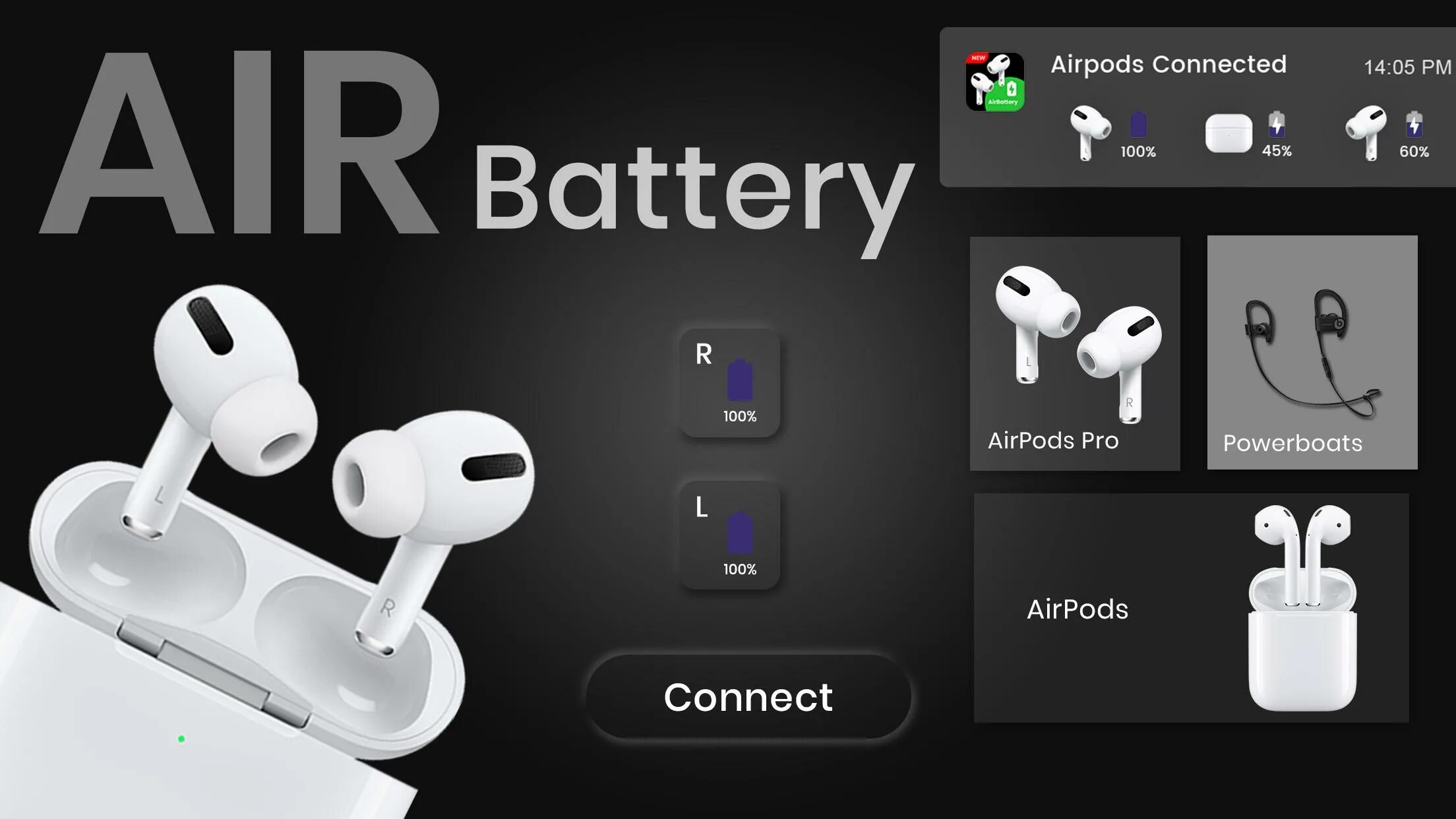 Скачать Air Battery - Airpods Status & Control APK для Android