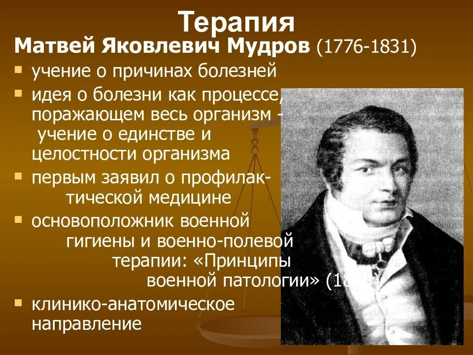 Мудров медицина. М Я Мудров основоположник клинической медицины в России.