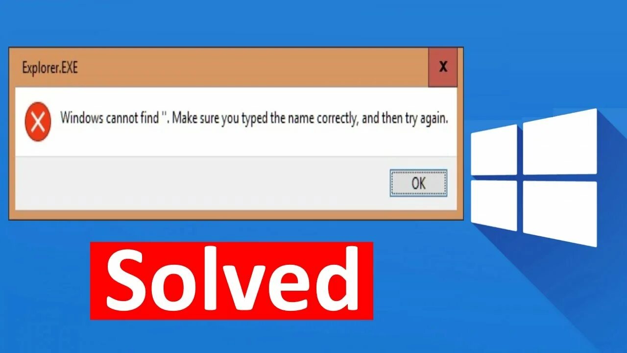 Windows cannot find make sure you Typed the name correctly and then try again. Can't find. Win te ra.