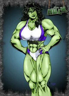She-Hulk (from Fuerza) by Jean Sinclair by THE-Darcsyde on D