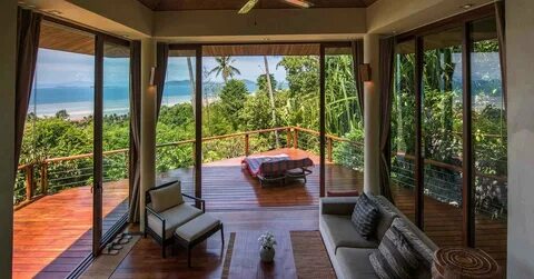 Tropical hillside